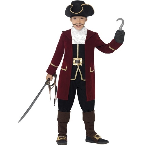 Childs deluxe pirate captain - pirate,