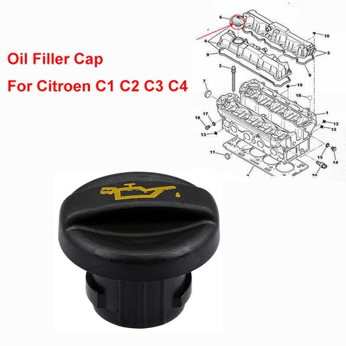 Engine oil filler cap cover - engine,