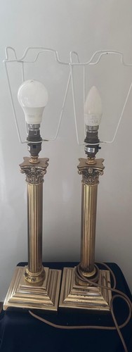 Vintage brass style - brass, column