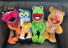 THE MUPPETS Kermit the Frog, Miss Piggy, Fozzie Bear, Gonza, Animal SOFT TOYS x5