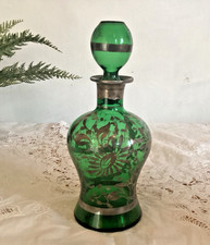 Vintage Venetian Green Glass