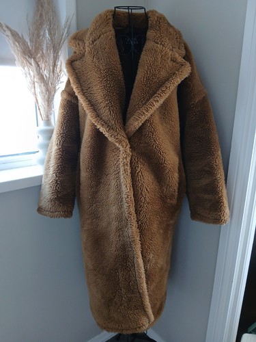Zara teddy coat size - coat,