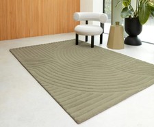 Hague Sage Green Shaggy Rug