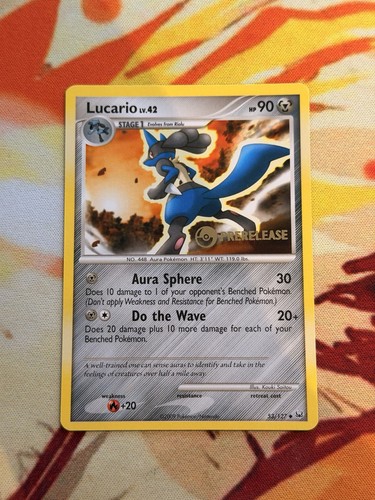 Lucario 127 diamond pearl - &,
