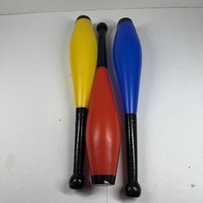 Set of 3 Vintage Juggling Pins