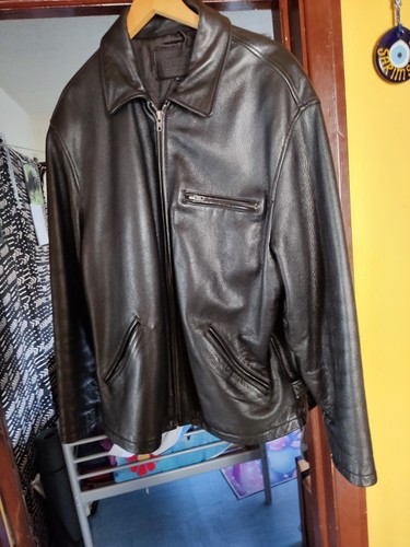 Men leather jacket size - men's,