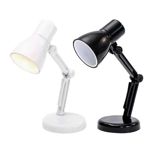 Led desk lamp white black - white,
