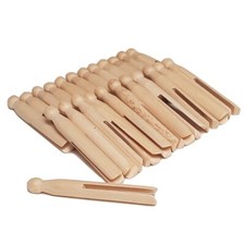 Traditional wooden dolly pegs - dolly,