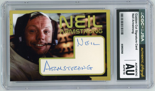 Neil armstrong signed custom - neil,