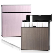 2 Pcs Metal Cigarette Case for