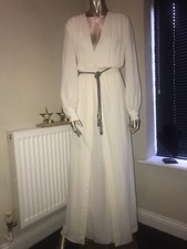 Zara Into The Night Ivory Maxi Dress Bnwt Rrp £169 XS