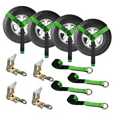 4 Set 2" x 10' Ratchet Wheel