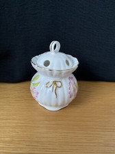 Staffordshire Fine Bone China  Pot Pourri Jar