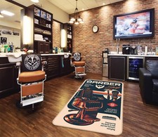 3D Retro Art Chair NA2386 Barber Shop Game Rug Mat Elegant Photo Carpet Mat Romy