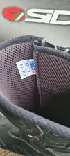 sidi motorbike boots 8 Black and Red Size 8 42 only worn once to try on