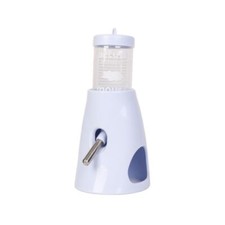 Small Animal Water Bottle with Stand Holder No Drip Waterer for Hamster Rabbit