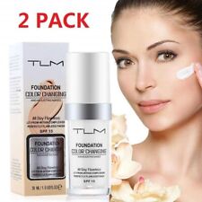 2 x TLM Colour Changing Foundation Magic Flawless Change SkinTone 100% Original
