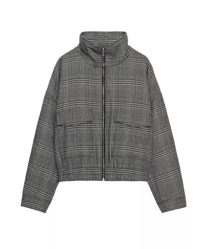 Zara houndstooth bomber - houndstooth,