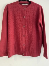 Honor Millburn Cardigan Cerise