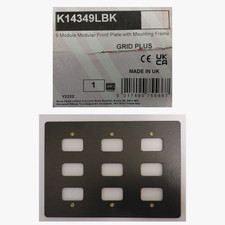 MK EDGE GRID PLATE 9WAY