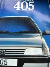 Peugeot 405 Car Sales Info Brochure 1988
