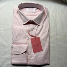 Thomas Pink Check Pink Shirt