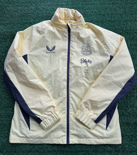 Everton FC 2024 Castore Yellow Tracksuit Top Jacket | Ladies Size 12 Football