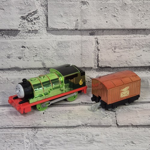 Trackmaster metallic percy - metallic,