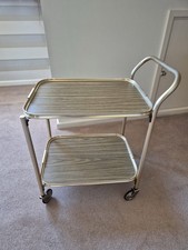Vintage Brass Hostess Trolley