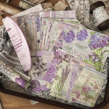 100Pcs Vintage Scrapbook Paper