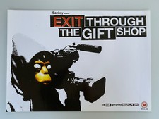 Banksy RARE Exit through the Gift Shop Poster un signed