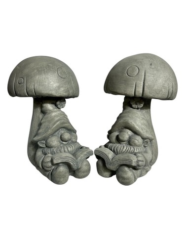 Resin stone effect toadstool - resin,