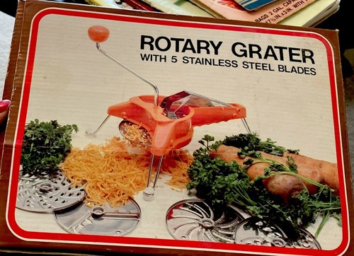 Box rotary grater stainless - box,