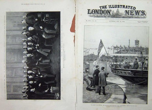 Old antique print - antique,
