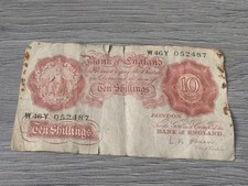 W46Y Ten Shillings Banknote Of
