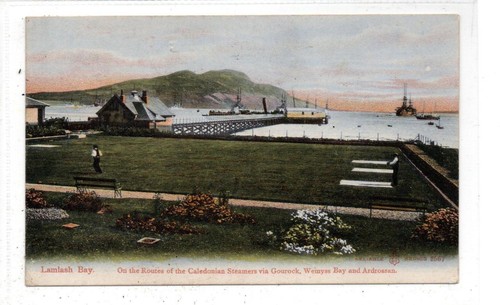 Steamer lamlash bay isle - at,