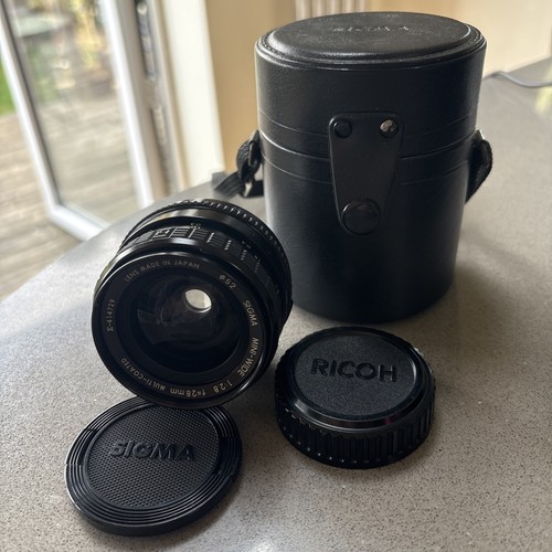 Sigma mini wide 28mm 8 - 28mm, f/2.8