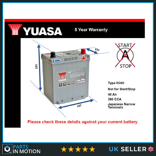 Battery fits toyota - fits, zvw4