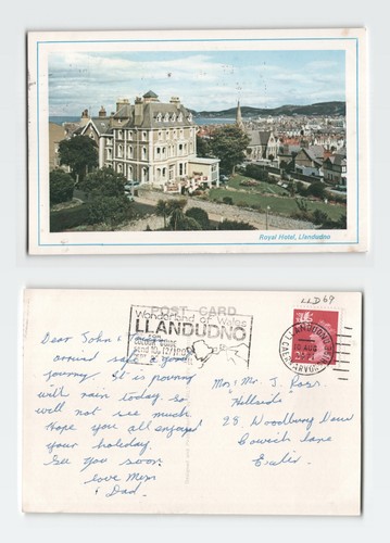 Vintage postcard royal - royal, hotel
