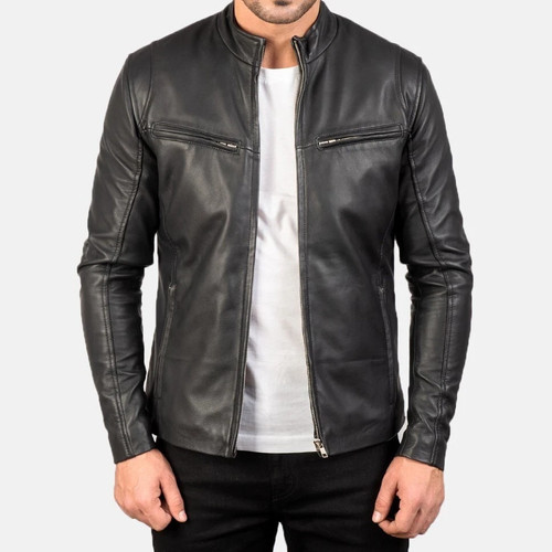 Men black genuine - men's, sheepskin