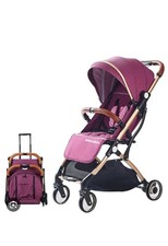SONARIN Compact Lightweight Stroller Travel Buggy One-Hand Foldable Purple New