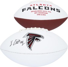 Kyle Pitts Atlanta Falcons Signed White Panel Football