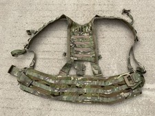 Chassis MOLLE Hip Battle Belt MTP Size Large & H Harness Virtus Army Airsoft
