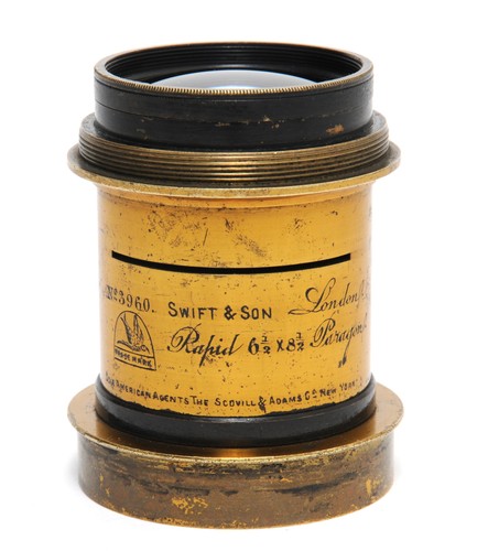Vintage brass lens - lens, x