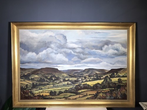 Framed countryside landscape - framed,