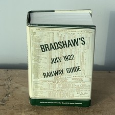 Bradshaw's July 1922 Railway Guide 1985 reprint: 1166 pages Plus fold out map