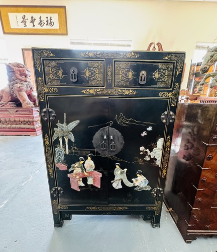 Vintage chinese black - chinese, lacquer