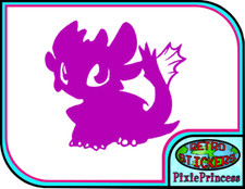 Toothless How to Train Dragon A Vinyl Sticker Wall Art Poster Bedroom Kids Movie