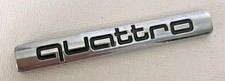 Audi TT Mk1 98-06☆VAG models☆QUATTRO badge☆Chrome & Black☆NEW☆FREE P&P 