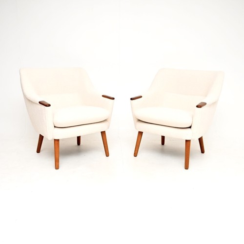 Pair danish vintage teak - pair,
